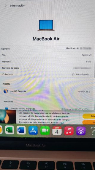 MacBook Air M1 8GB 256GB