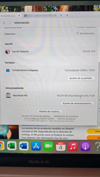 MacBook Air M1 8GB 256GB