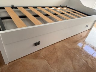 Cama nido con 2 colchones incluidos de 90x1,90