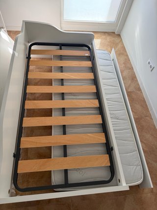 Cama nido con 2 colchones incluidos de 90x1,90