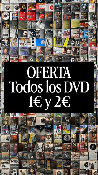 Oferta DVD 1€ y 2€ en mi perfil