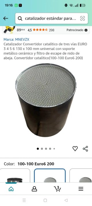 Convertidor catalítico