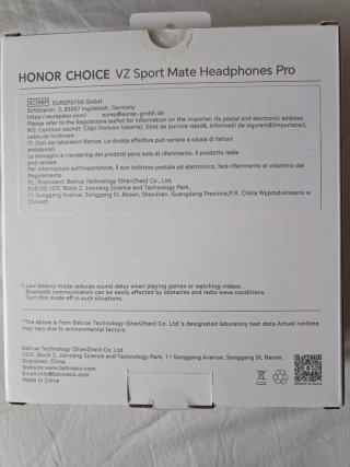 Cuffie Honor Choice VZ Sport Mate