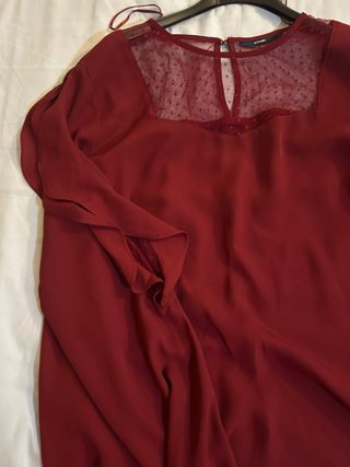 Camicia Kiabi velatura pois donna