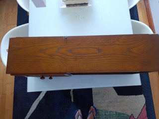 Mueble estantería madera maciza