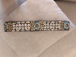 Cinturón artesanal conchas BOHO