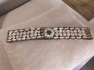 Cinturón artesanal conchas BOHO