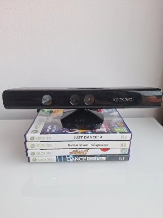 Pack kinect + 4 juegos Xbox 360