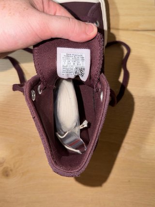 Converse All Star altas burdeos talla 35