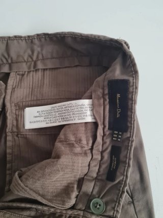 Pantalón Slim Fit Massimo Dutti Marrón