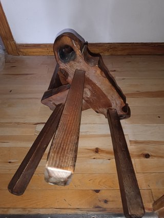 Silla Gernikako Arbola Madera Tallada