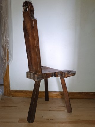Silla Gernikako Arbola Madera Tallada