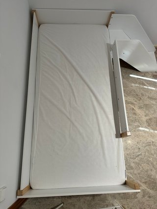 Cama infantil 180x90 con tobogán