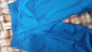 Pantalones Zara Mujer Talla L Azul