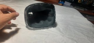 Funda de palanca de cambios negra
