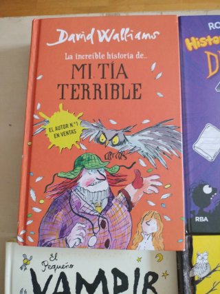 Lote de 5 libros juveniles intriga terror