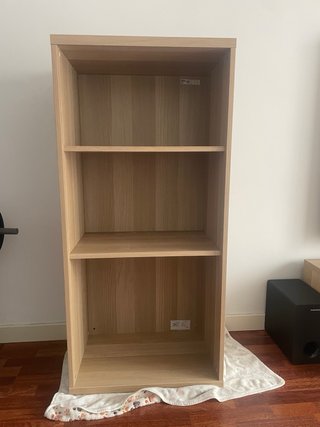 Estructura Besta Ikea Roble + 2 baldas