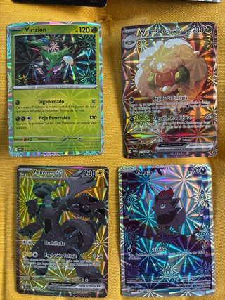 Lote 16 cartas Pokémon - Fan art