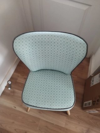 Sillón pequeño estampado