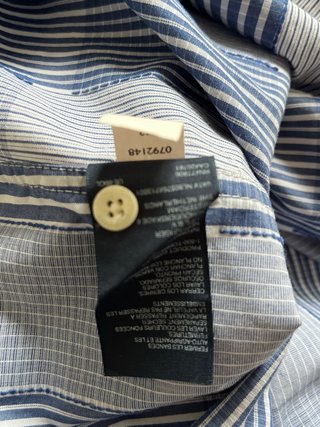Camisa Tommy Hilfiger Denim Azul y Blanca