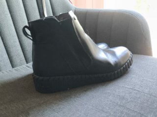 Botas de piel 4you negras cómodas