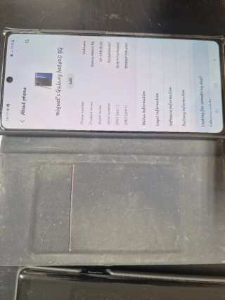Samsung Galaxy Note 20 5G Negro/Gris