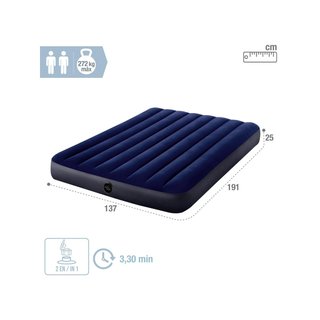 Intex Dura Beam Standard colchón doble 137x191cm