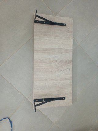 Estantería madera y metal