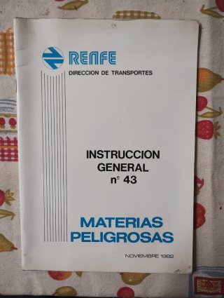 Lote 6 Manuales y Reglamentos Históricos RENFE