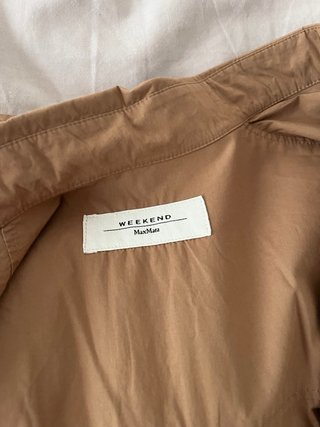 Vestido camisero Weekend Max Mara marrón