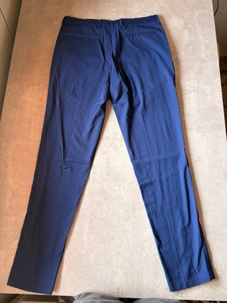 Pantalón chino azul hombre