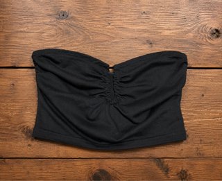 Top banda negro talla única