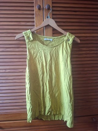 Camiseta sin mangas Sfera verde pistacho Talla XL