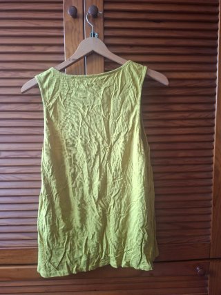 Camiseta sin mangas Sfera verde pistacho Talla XL