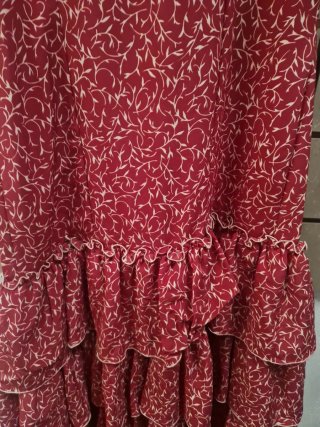 Traje Flamenca Canastero Rojo