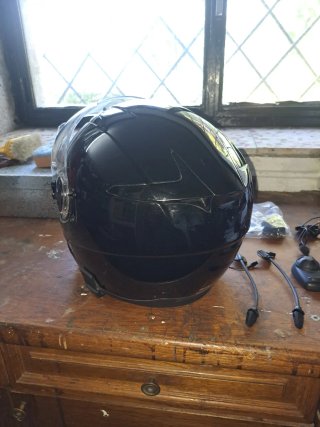 Casco Scorpion Exo 490 + Intercom SENA