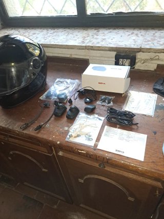 Casco Scorpion Exo 490 + Intercom SENA