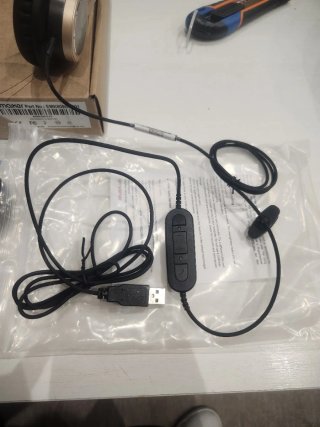 Auriculares USB Emaiker Negro/Dorado