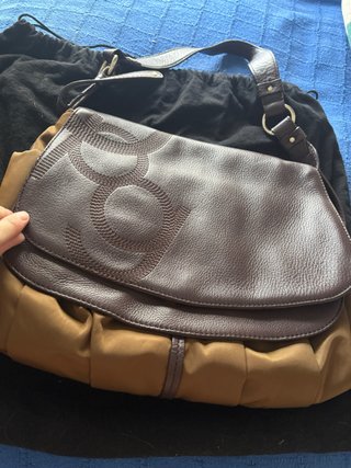 Bolso Purificación García Cuero Vintage