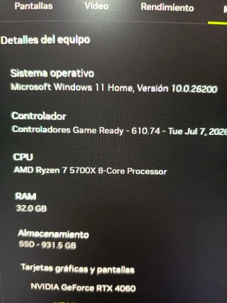 Ordenador de sobremesa Ryzen 7