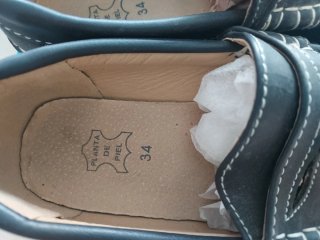 Mocasines niño piel talla 34