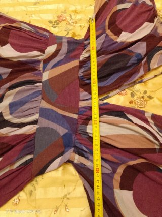Vestito donna Sisley fantasia geometrica
