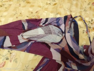 Vestito donna Sisley fantasia geometrica