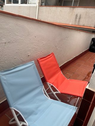 2 Sillas/Hamacas Playa Azul y Naranja PLEGABLESS!!