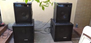 Equipo de sonido con Subwoofers 800W RMS