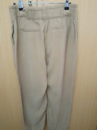 Pantalones Mango Beige Talla M