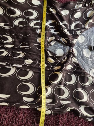 Vestido Mango Talla S Negro y Blanco