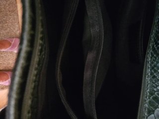 Bolso piel efecto serpiente