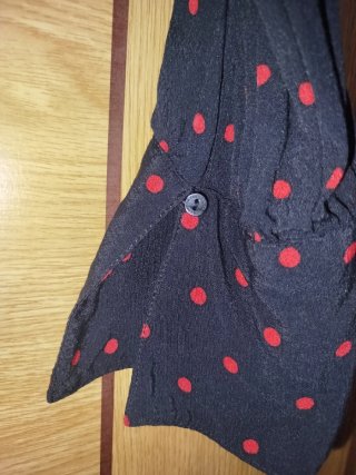 Camisa Salsa lunares talla L