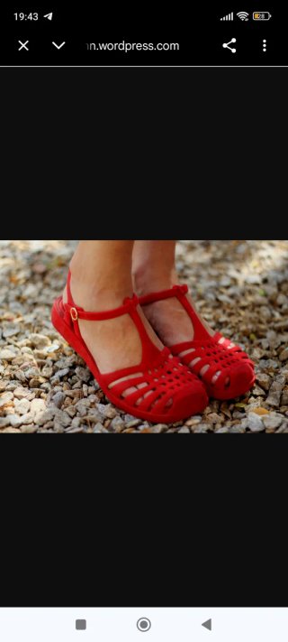 Cangrejeras Melissa Rosa Talla 40